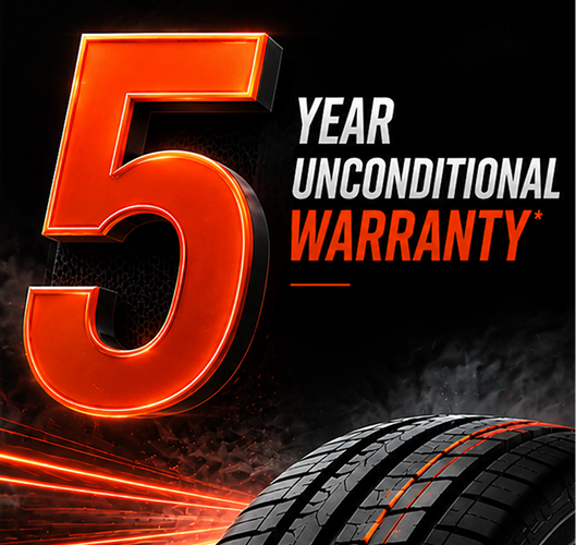 5 Years Unconditional Warranty